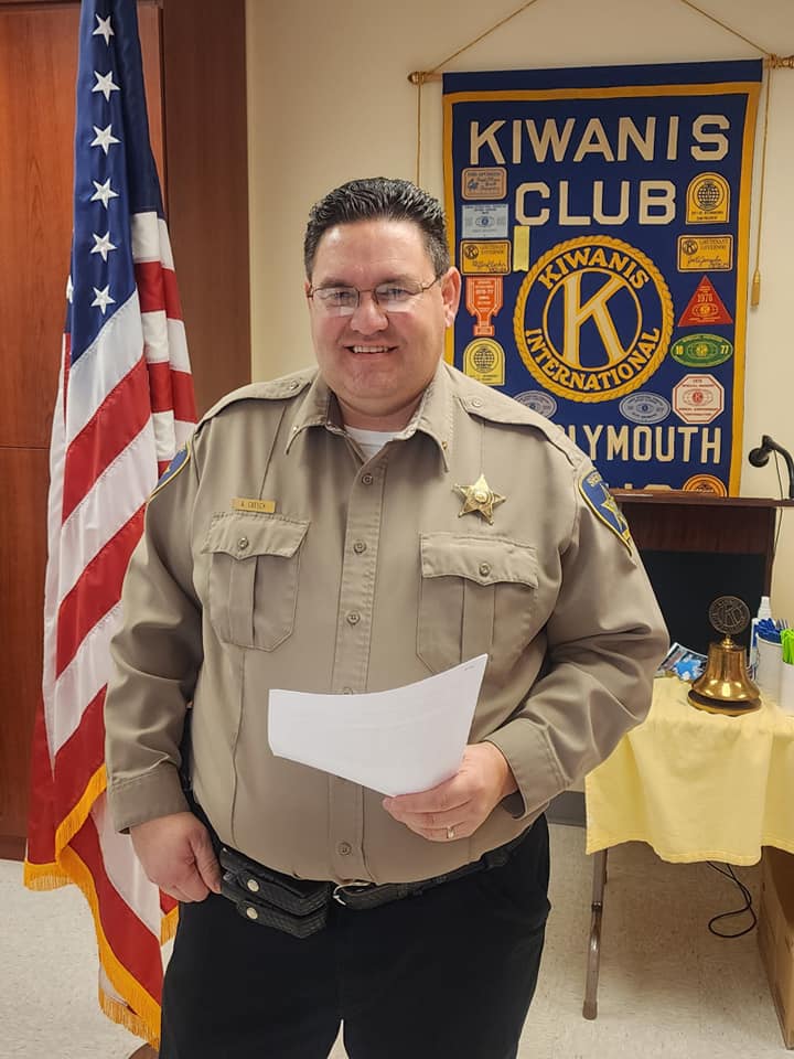 Sheriff Andy Creech at Kiwanis Club